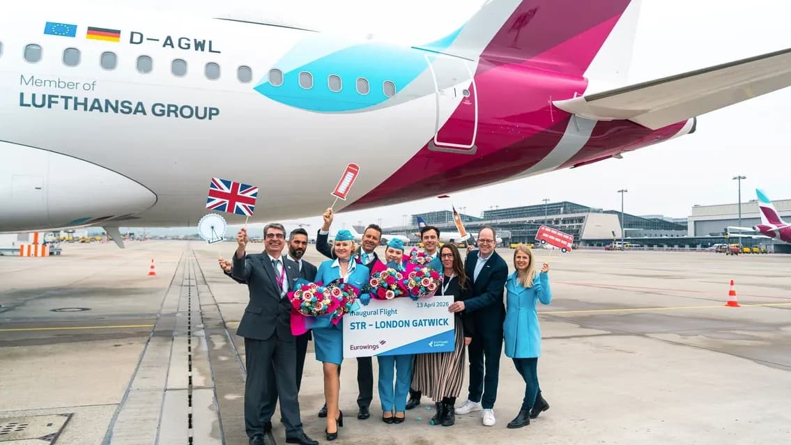 Eurowings fliegt Stuttgart–London-Gatwick: Neue Route, Gepäckregeln & bester Parkplatz am STR