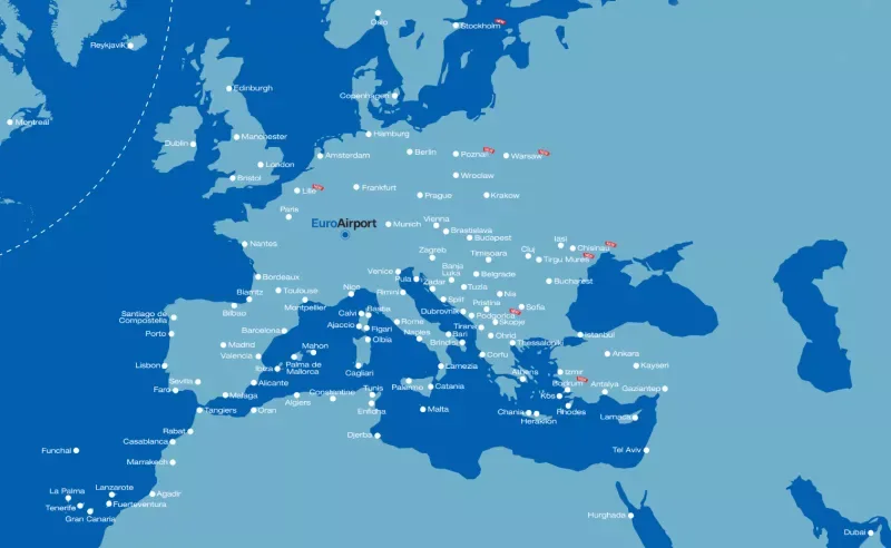 Sommerflugplan 2026 am EuroAirport Basel: 8 neue Destinationen, Pistensanierung und Self-Check-in