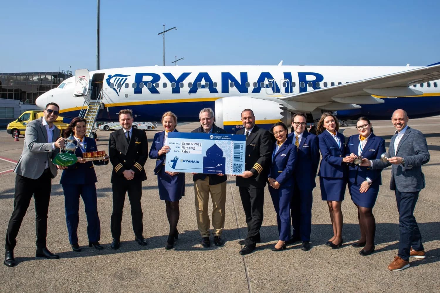 Nürnberg–Rabat: Ryanair startet neue Direktverbindung nach Marokko ab April 2025
