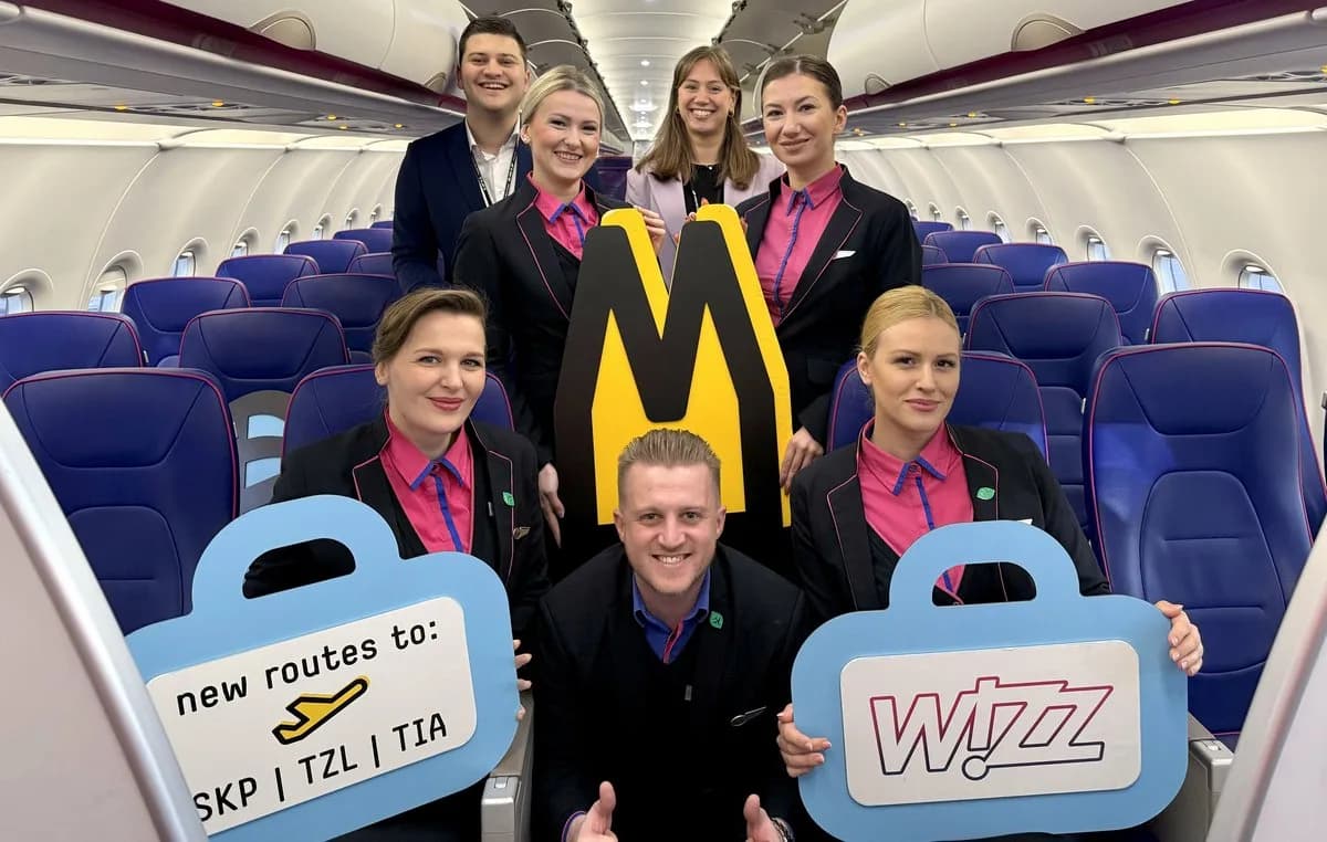 Am Flughafen Köln/Bonn hat Wizz Air gleich drei neue Strecken eingeführt