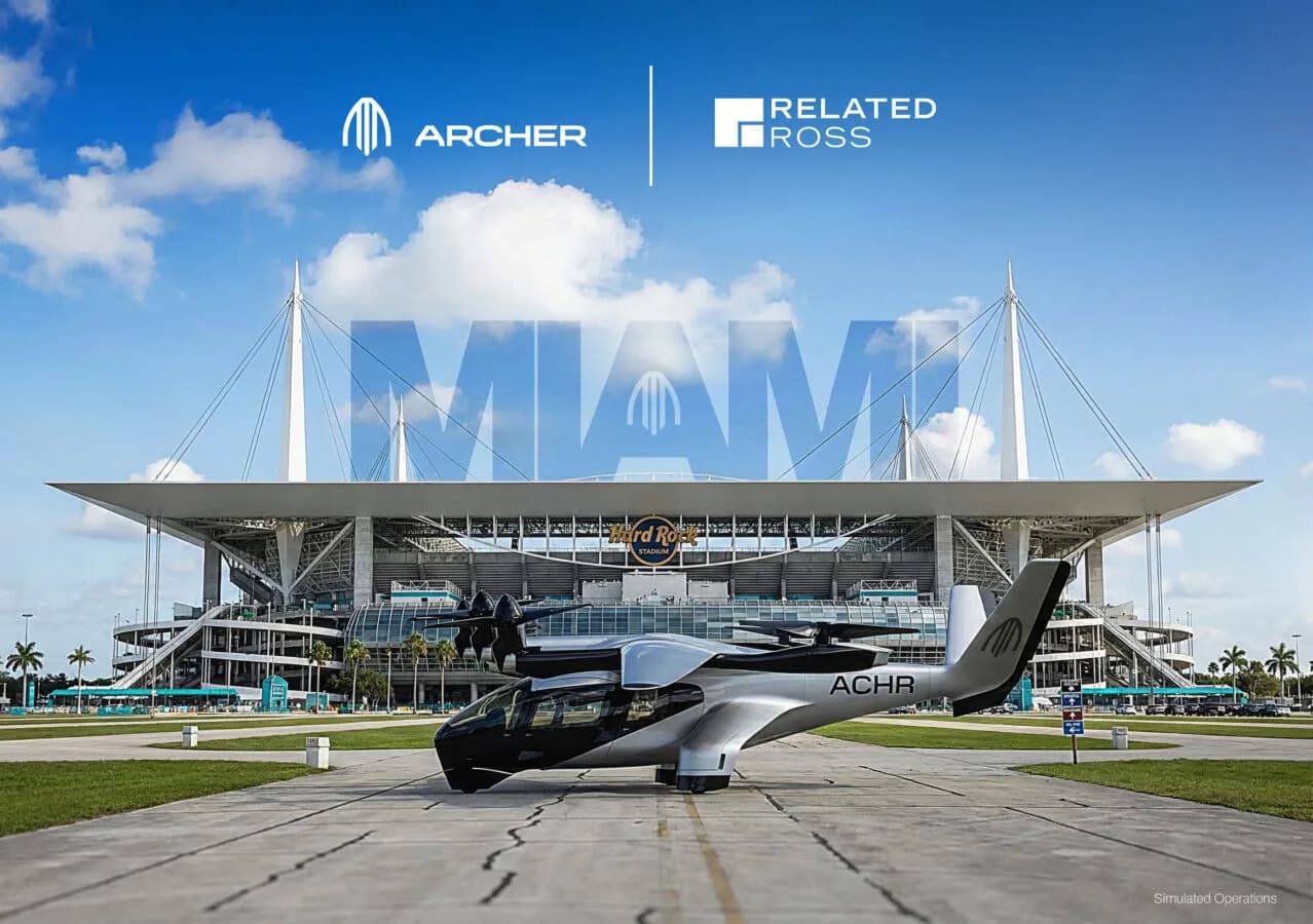 Archer Aviation enthüllte seine Pläne für ein Lufttaxi-Netzwerk in der Metropolregion Miami, das die Art und Weise, wie sich Bewohner und Besucher in einer der am schnellsten wachsenden Regionen des Landes bewegen, verändern soll.