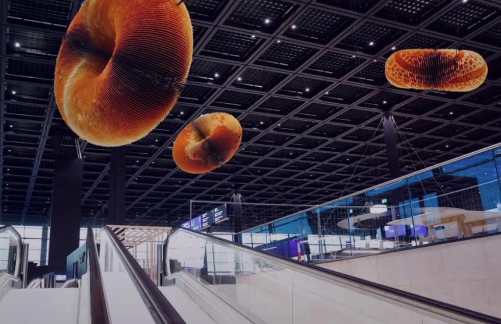 Kunst am bau fraport terminal3