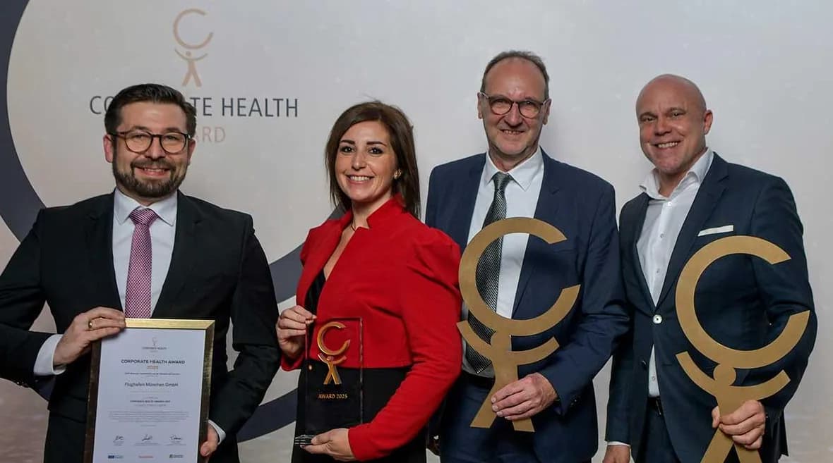 Auszeichnung mit dem corporate health award