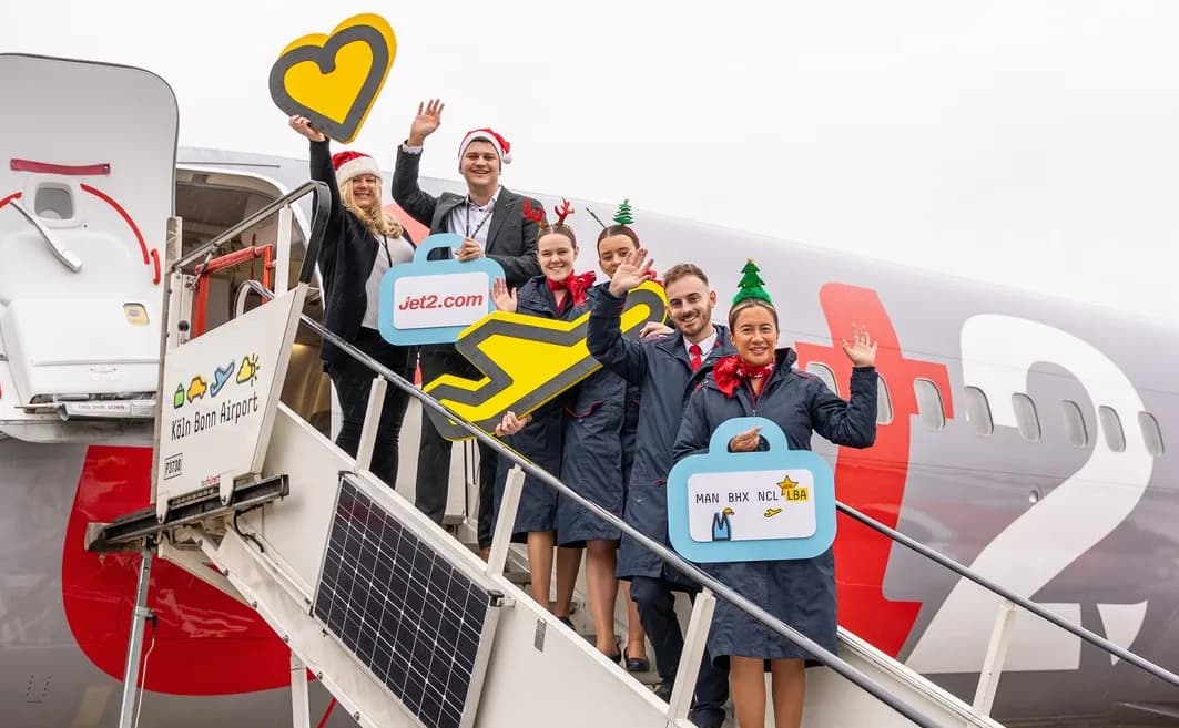 Jet2.com erweitert Weihnachtsflugplan ab Köln