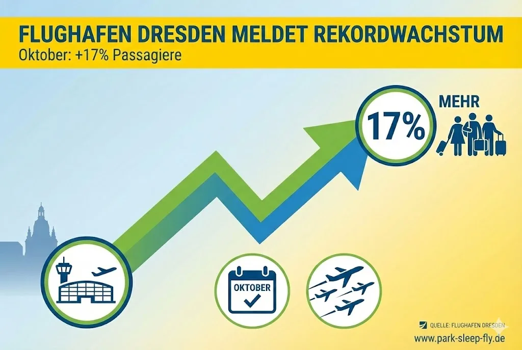 Flughafen dresden rekordwachstum
