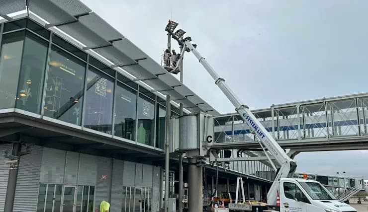 5G-Campusnetz am Flughafen Paderborn/Lippstadt - Foto: Triopt GmbH