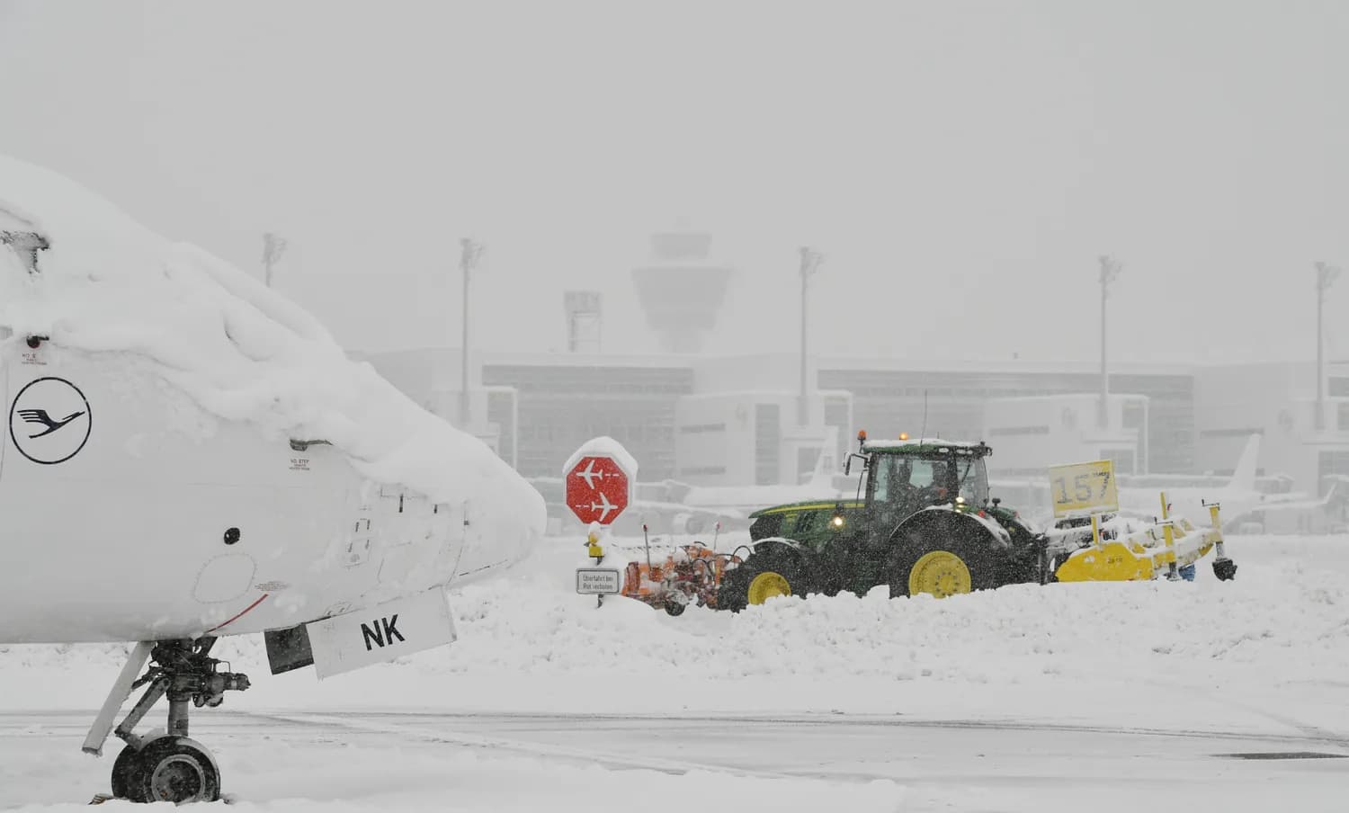 Winterdienst Flughafen München