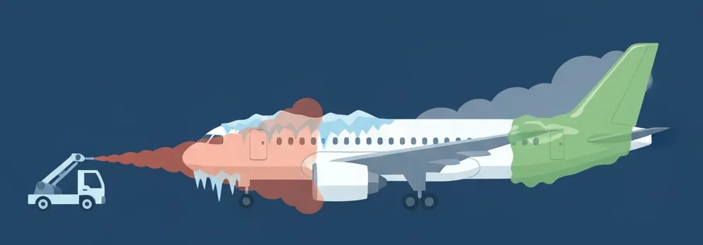 Flugzeug Enteisung Kosten etc.