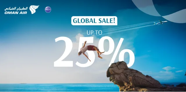 Oman air global sales 25prozent