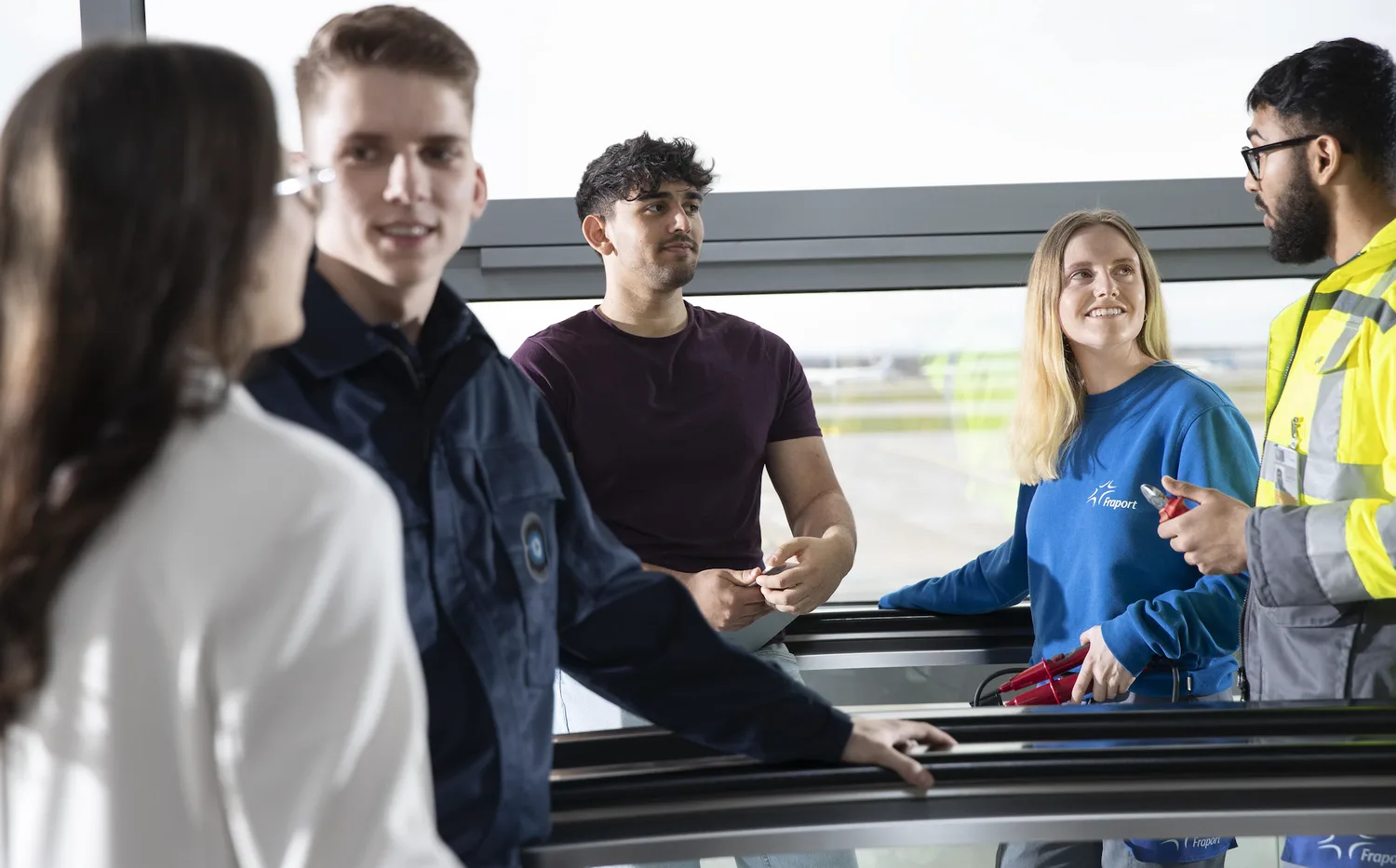 Vielfältigkeit bei den Ausbildungsberufen am Fraport