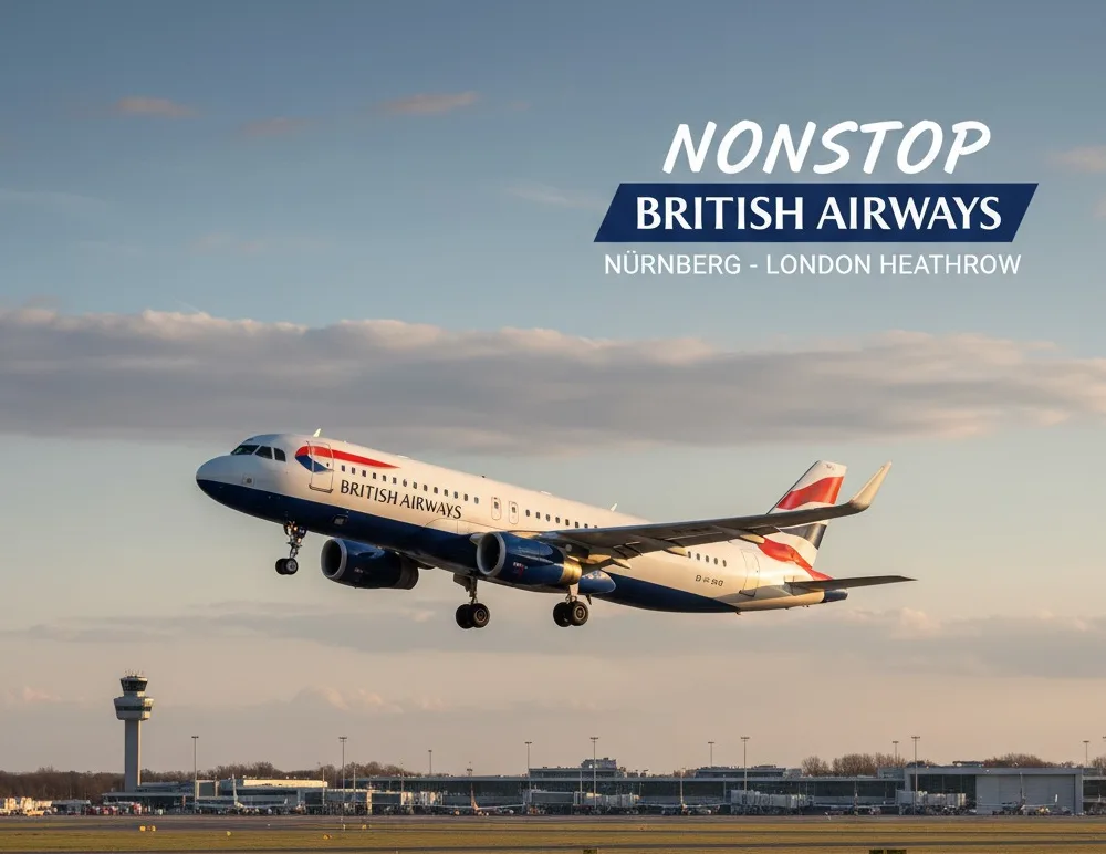 British Airways Von Nürnberg Nach London Heathrow Parksleepfly
