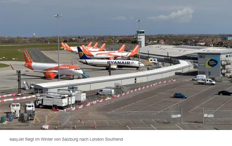 Easyjet London Southend Salzburg