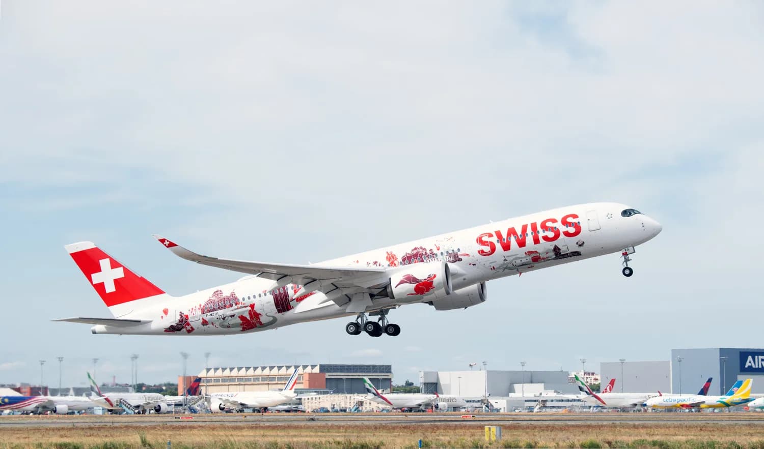 Airbus A350-900 von SWISS