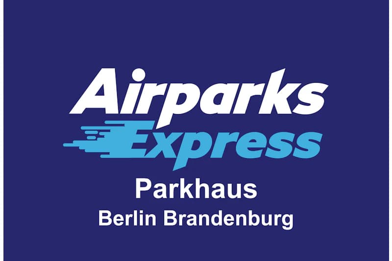 Wortmarke Airparks Express Parkhaus Berlin Brandenburg.