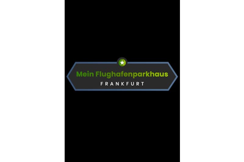 Wortmarke Mein Flughafenparkhaus FRANKFURT, Anbieter für Parken am Flughafen Frankfurt.