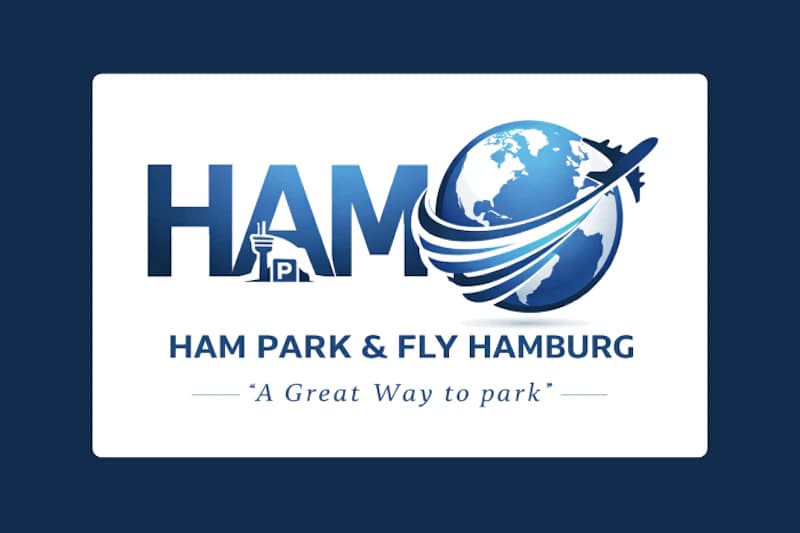 Wortmarke HAM PARK & FLY HAMBURG.