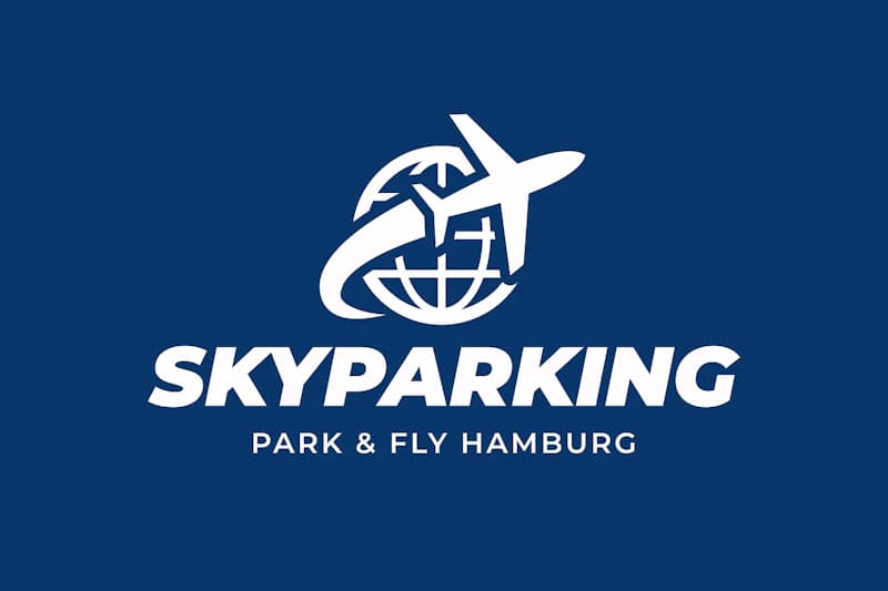 Wortmarke SKYPARKING PARK & FLY HAMBURG.